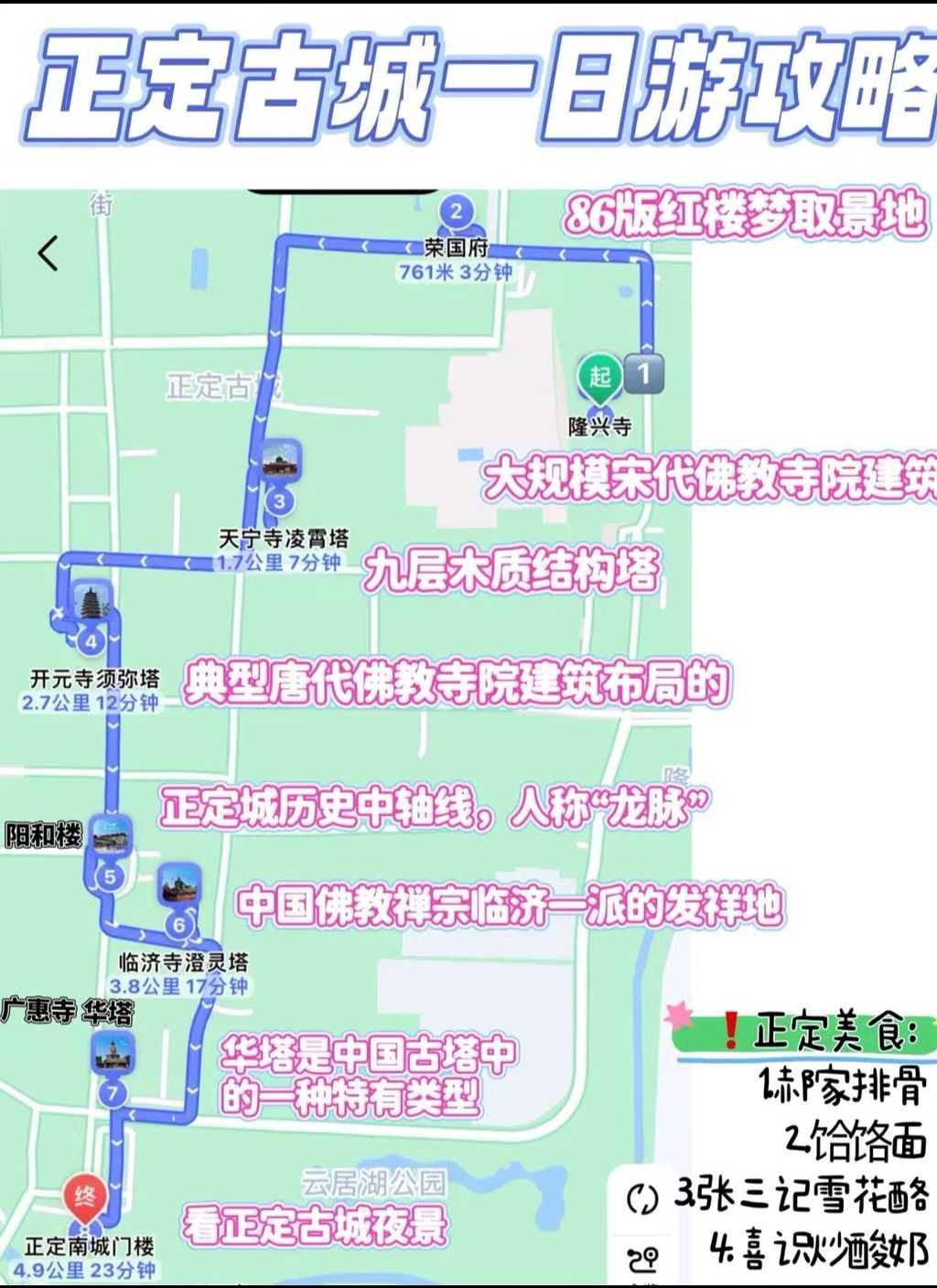 周末之正定古城，一场轻松的退休新人们出游之旅