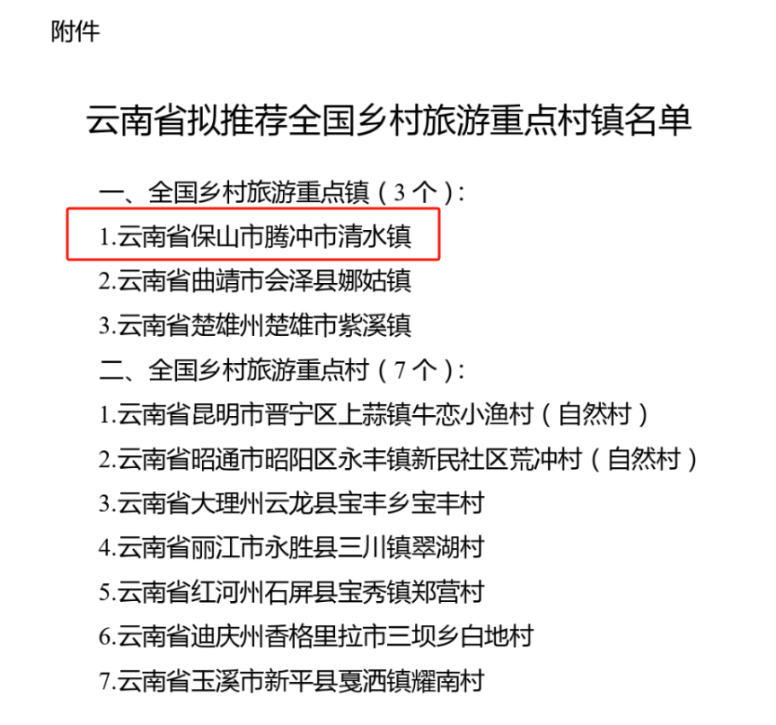腾冲清水，中国的乡村桃花源